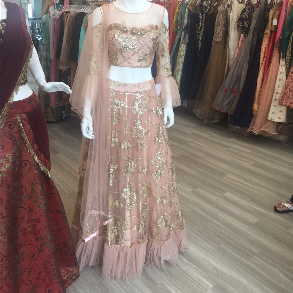 Pink Indian Lehnga